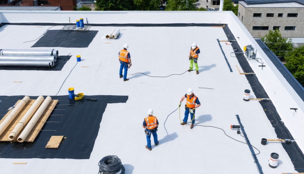 découvrez notre guide complet pour l'étanchéité des toits plats, incluant les meilleures techniques, les matériaux indispensables et des conseils pratiques pour protéger efficacement votre toiture.