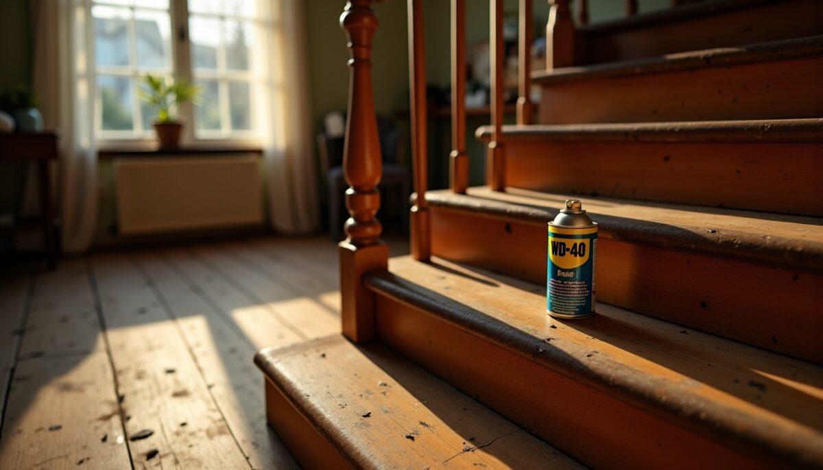 Escalier qui grince : Le WD-40, remède miracle ou simple effet d'annonce pour un silence retrouvé ?
