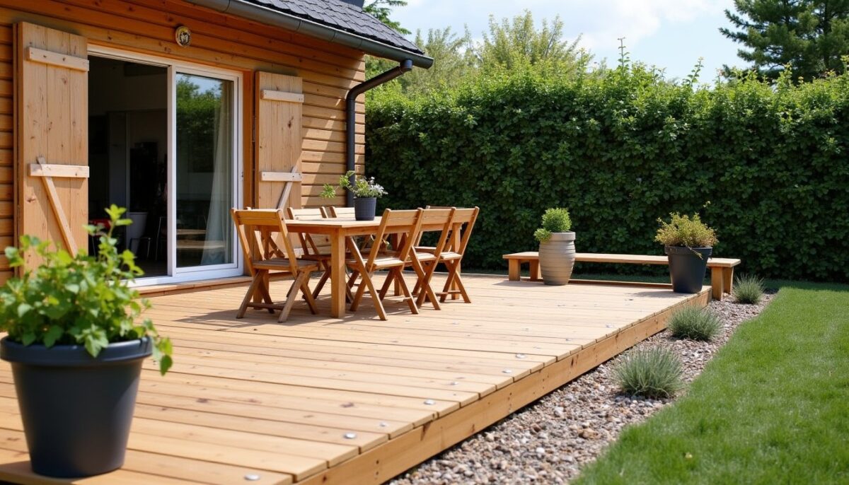 Construire une terrasse en bois sur pelouse : guide complet, étapes clés et astuces indispensables