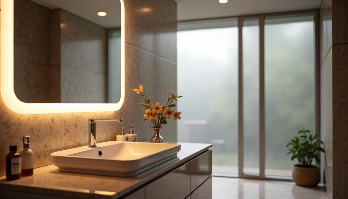 Miroirs LED pour salle de bain : choisissez la forme idéale, la taille parfaite et le meilleur emplacement