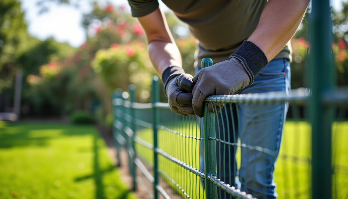 Comment installer solidement un grillage rigide sur un poteau en béton : techniques éprouvées et conseils pour une fixation durable et esthétique