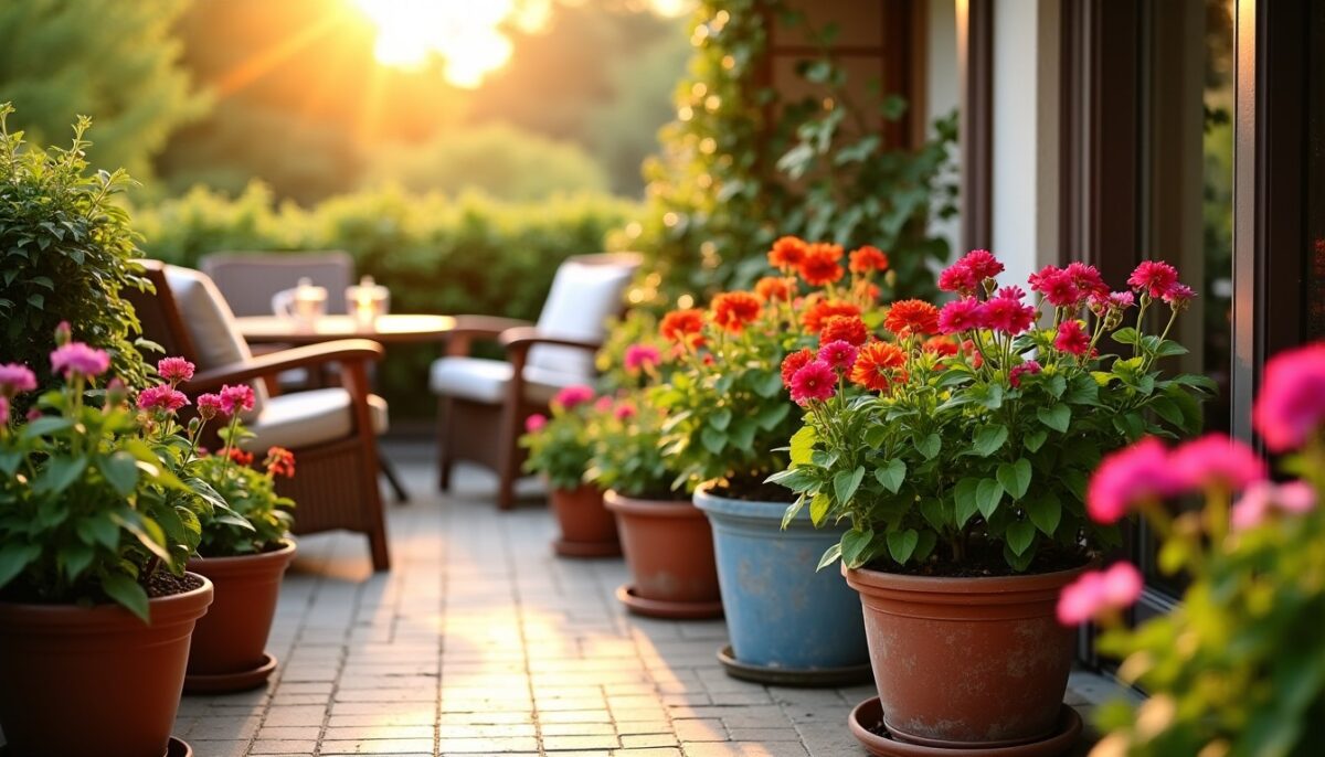 Sublimez votre terrasse grâce aux pots de fleurs : conseils déco incontournables
